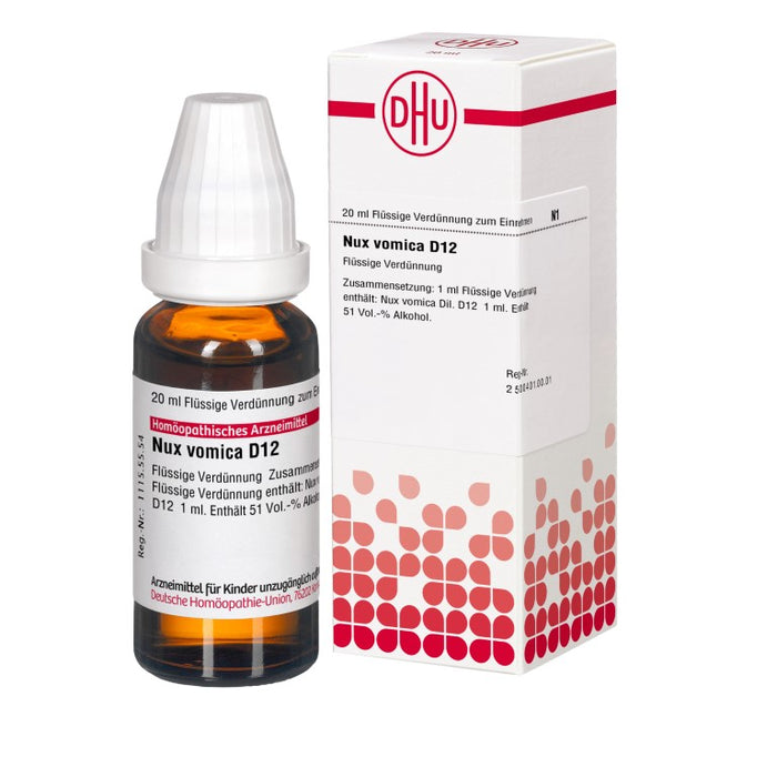 DHU Nux vomica D12 Dilution, 20 ml Lösung