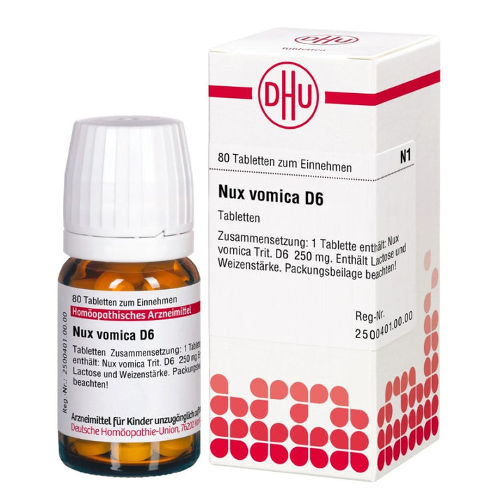 DHU Nux vomica D6, 80 pcs. Tablets