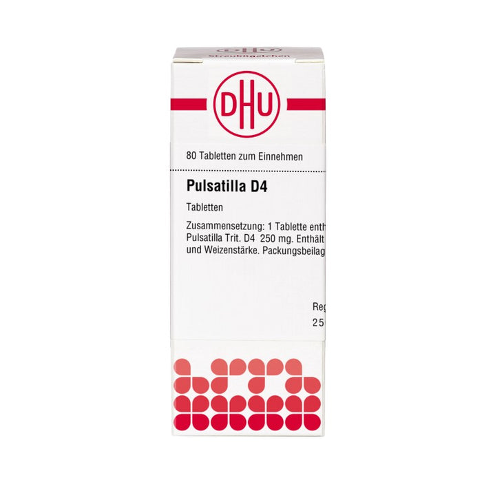 DHU Pulsatilla D4 Tabletten, 80 pcs. Tablets