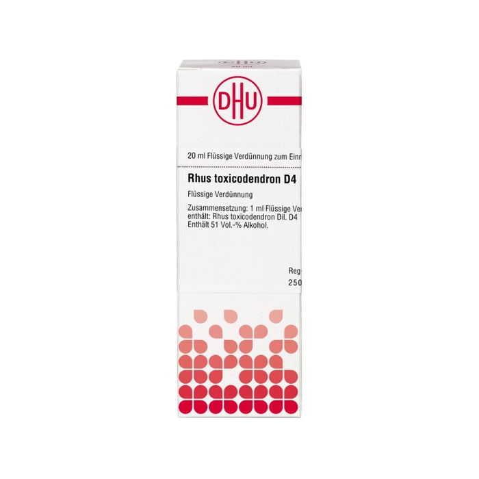 DHU Rhus toxicodendron D4 Dilution, 20 ml Lösung