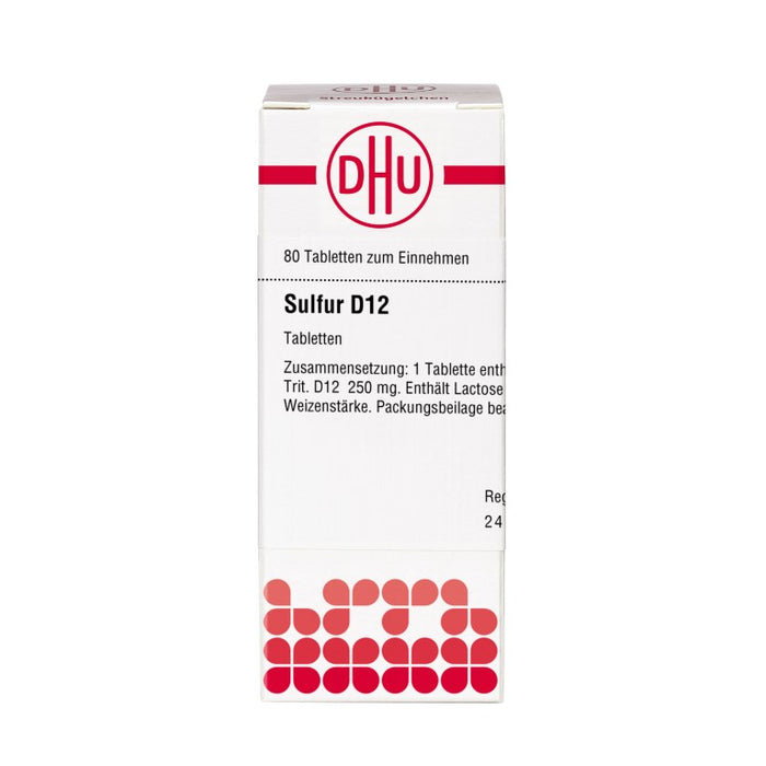 DHU Sulfur D12 Tabletten, 80 pcs. Tablets