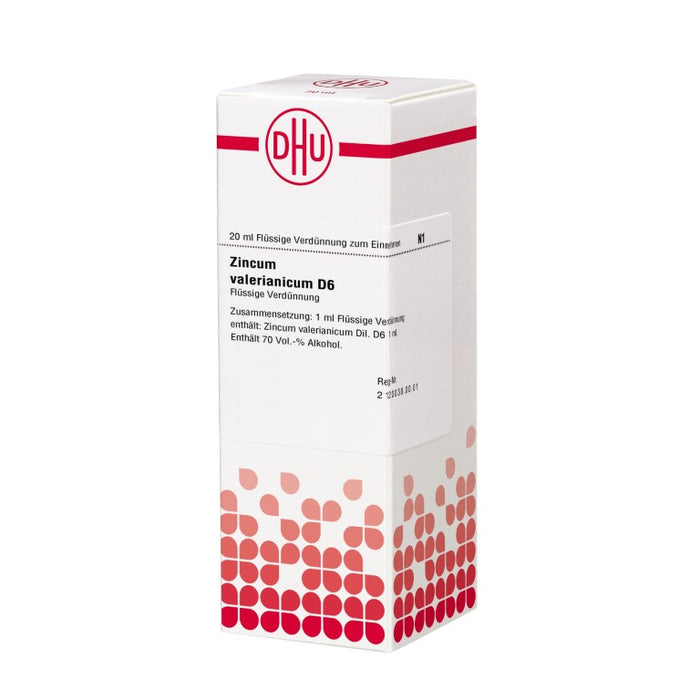 DHU Zincum valerianicum D6 Dilution, 20 ml Lösung