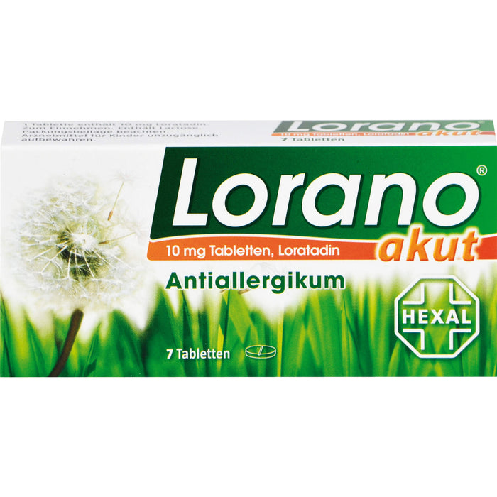 Lorano akut Tabletten, 7 pcs. Tablets