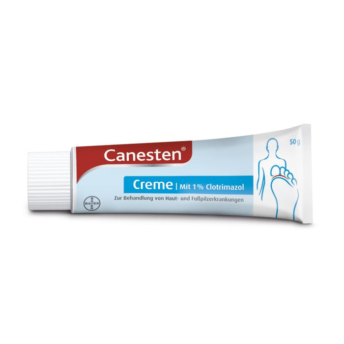 Canesten Creme zur Behandlung von Haut- und Fußpilzerkrankungen, 50 g Creme