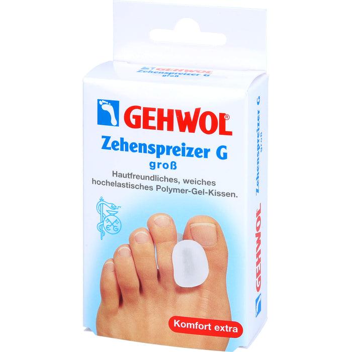 GEHWOL Zehenspreizer G groß hochelastisches Polymer-Gel-Kissen, 3 pcs. Patch