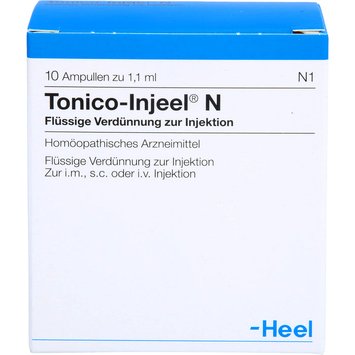 Tonico-Injeel N Inj.-Lsg., 10 St. Ampullen