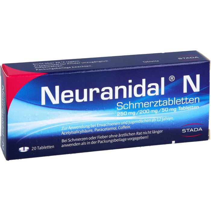 Neuranidal N Schmerztabletten, 20 pcs. Tablets