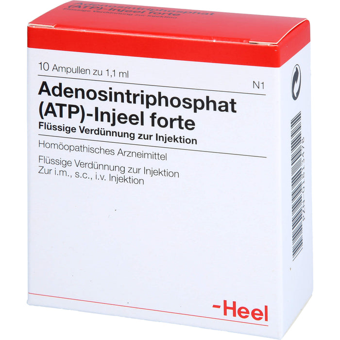 Adenosintriphosphat (ATP)-Injeel forte Ampullen, 10 pc Ampoules