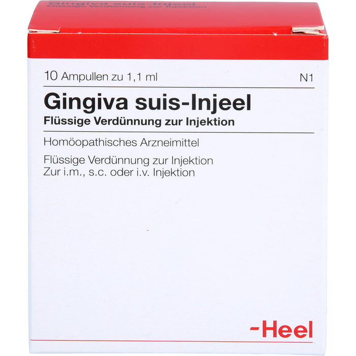 Gingiva suis-Injeel Ampullen, 10 pc Ampoules