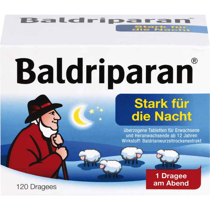 Baldriparan Stark für die Nacht Dragees, 120 pc Tablettes