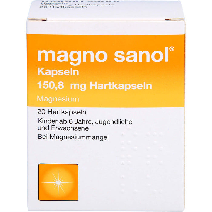 magno sanol Kapseln, 20 pcs. Capsules