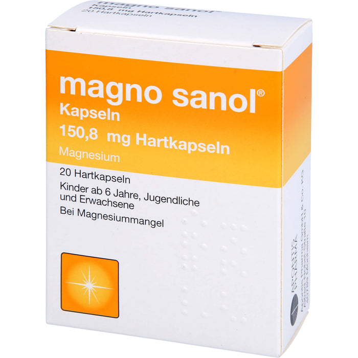 magno sanol Kapseln, 20 pc Capsules