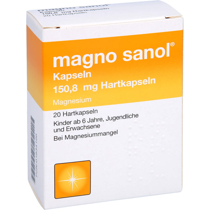 magno sanol Kapseln, 20 pcs. Capsules