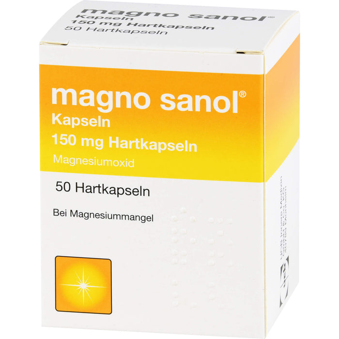 magno sanol Kapseln, 50 pc Capsules