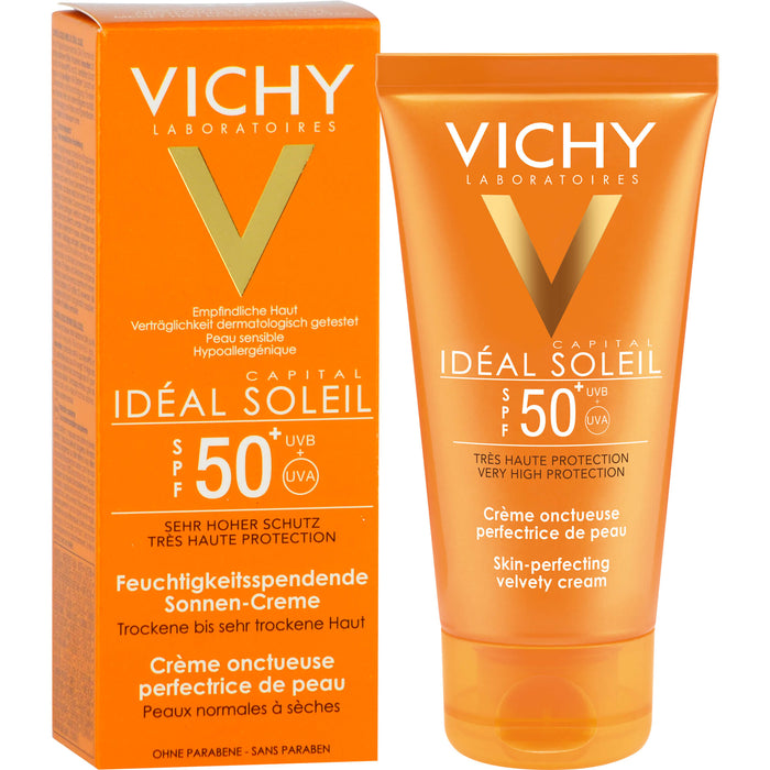 VICHY Idéal Soleil Feuchtigkeitsspendende Sonnen-Creme LSF 50+, 50 ml Crème