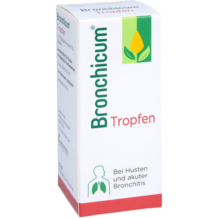 Bronchicum Tropfen bei Husten und akuter Bronchitis, 30 ml Lösung