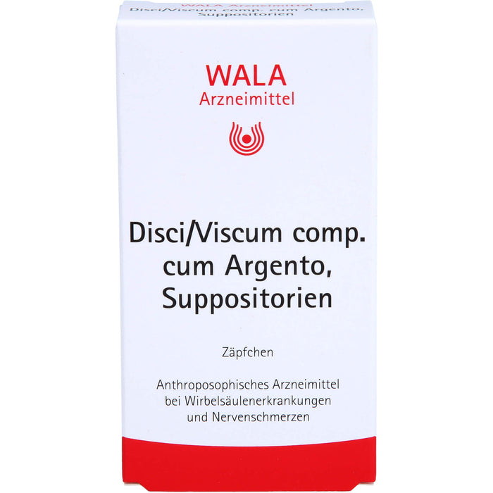 WALA Disci/Viscum comp. cum Argento Suppositorien, 10 St. Zäpfchen