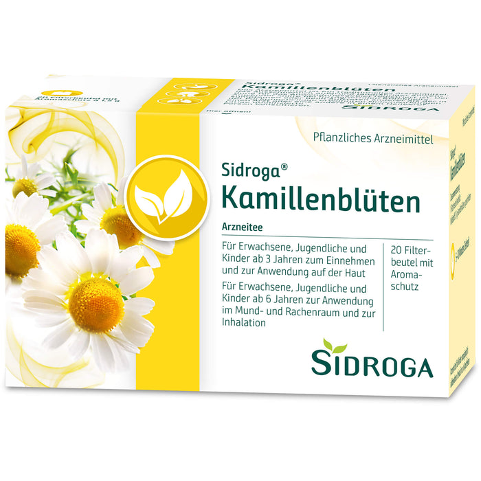 Sidroga Kamillenblüten Arzneitee, 20 pc Sac filtrant