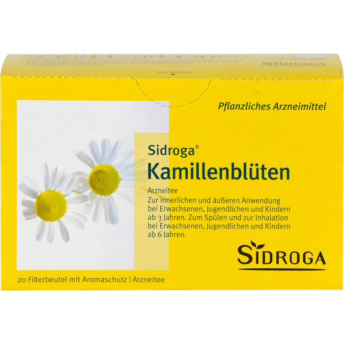 Sidroga Kamillenblüten Arzneitee, 20 pc Sac filtrant