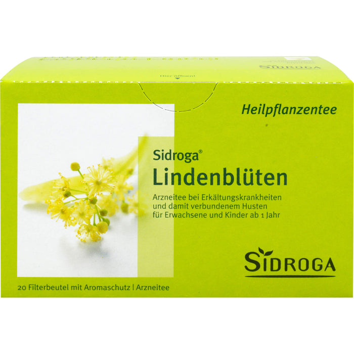 Sidroga Lindenblüten Arzneitee mit Aromaschutz, 20 pcs. Sachets