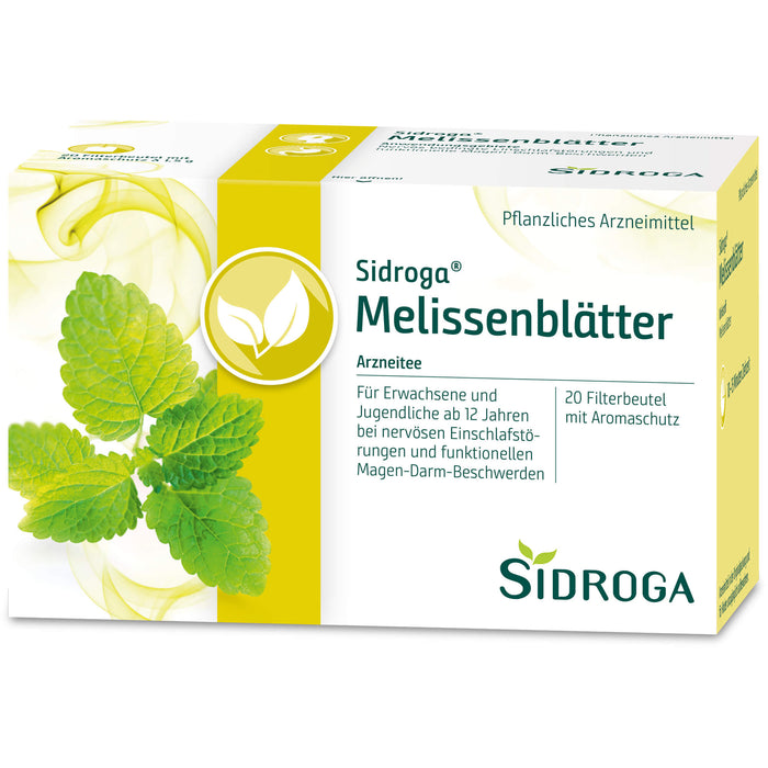 Sidroga Melissenblätter Heilpflanzentee, 20 pcs. Filter bag