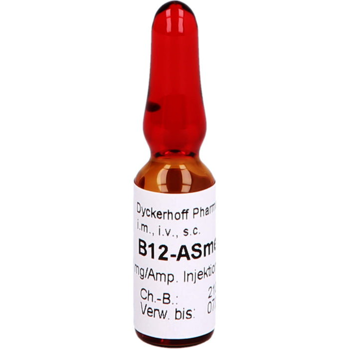 B 12 ASmedic, Injektionslösung mit 1 mg Cyanocobalamin / Ampulle, 10X1 ml ILO