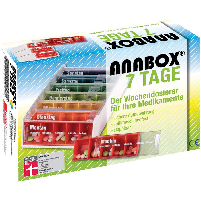 ANABOX 7 Tage Regenbogen, 1 pc petite boîte