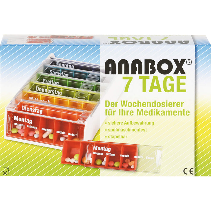 ANABOX 7 Tage Regenbogen, 1 pc petite boîte