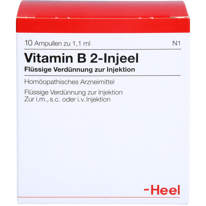 Heel Vitamin B2 Injeel Ampullen, 10 pc Ampoules