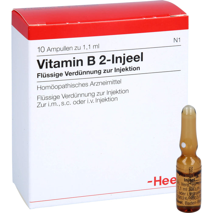 Heel Vitamin B2 Injeel Ampullen, 10 pc Ampoules