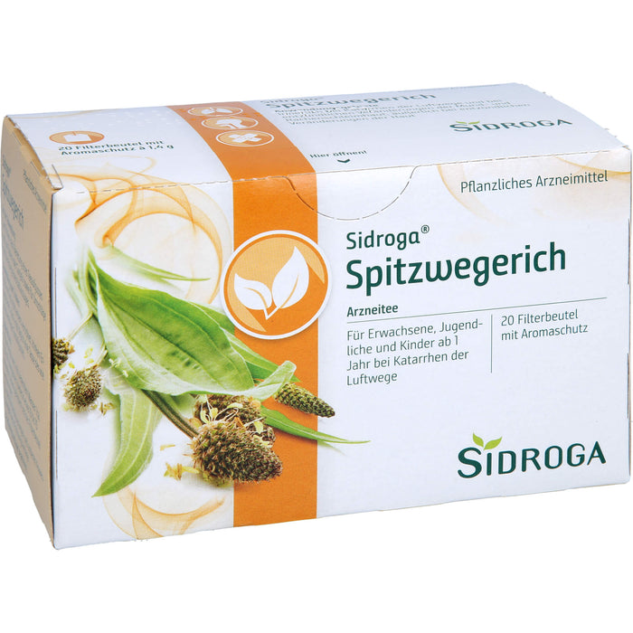 Sidroga Spitzwegerich, 20 pcs. Filter bag