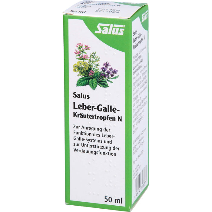 Salus Leber-Galle-Kräutertropfen N, 50 ml Solution