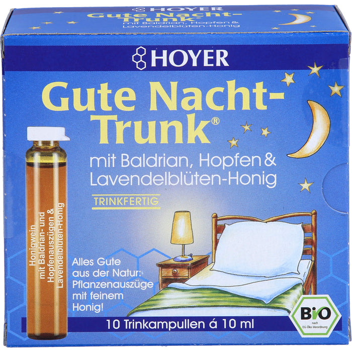 HOYER Gute Nacht-Trunk Trinkampullen, 10 pcs. Ampoules