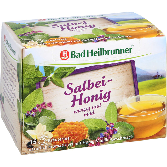 Bad Heilbrunner Salbei-Honig Kräutertee, 15 pcs. Filter bag