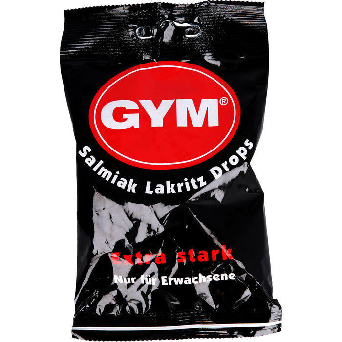 GYM Salmiak Lakritz Drops extra stark nur für Erwachsene, 100 g Candies