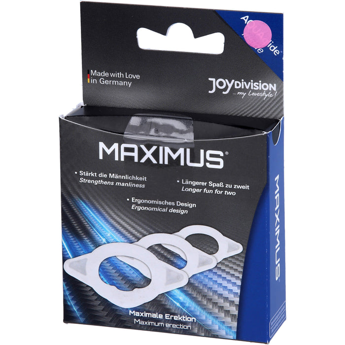 MAXIMUS-Der Potenzring XS S M, 3 St