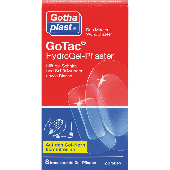 Gothaplast GoTac Hydro Gel-Pflaster, 8 pcs. Patch