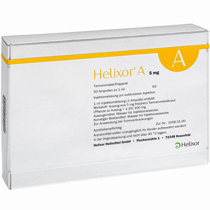 Helixor A 5 mg, 50 pc Ampoules