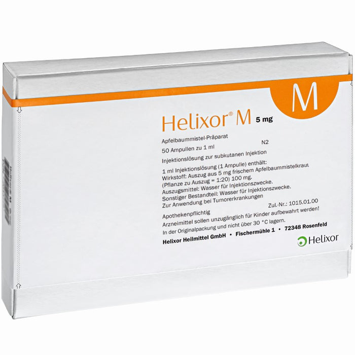 Helixor M 5 mg, 50 pc Ampoules