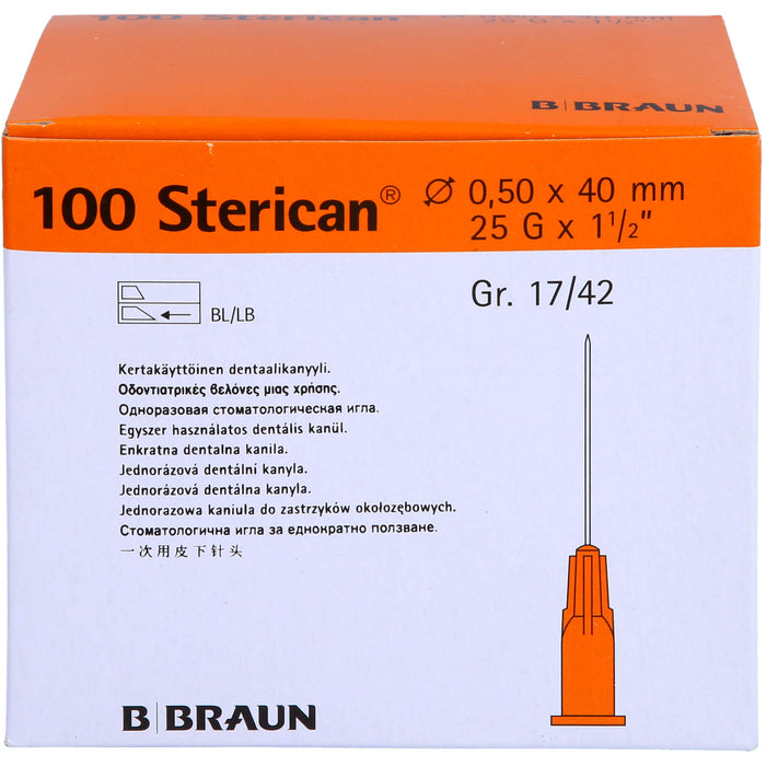 STERICAN DENT KA L 0,5X40, 100 St KAN