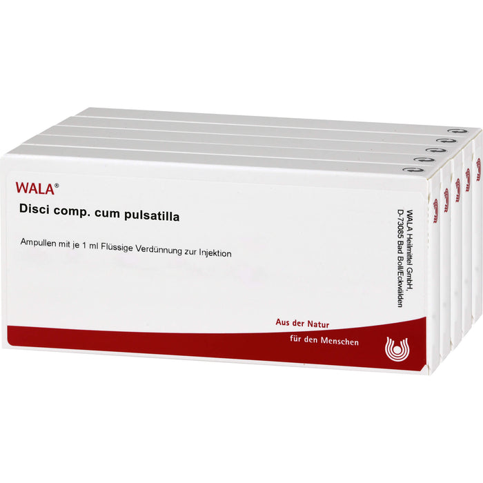 WALA Disci comp. cum Pulsatilla flüssige Verdünnung, 50 pcs. Ampoules