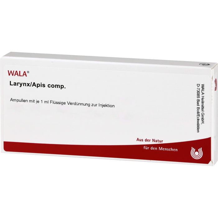 WALA Larynx / Apis comp. Globuli, 10 St. Ampullen