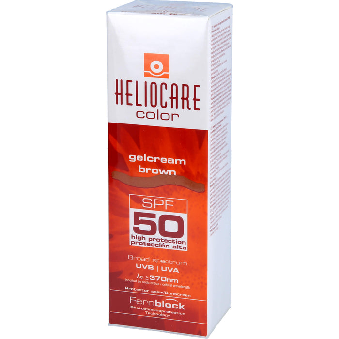 HELIOCARE Color Gelcream brown SPF 50 getönter Sonnenschutz, 50 ml Crème