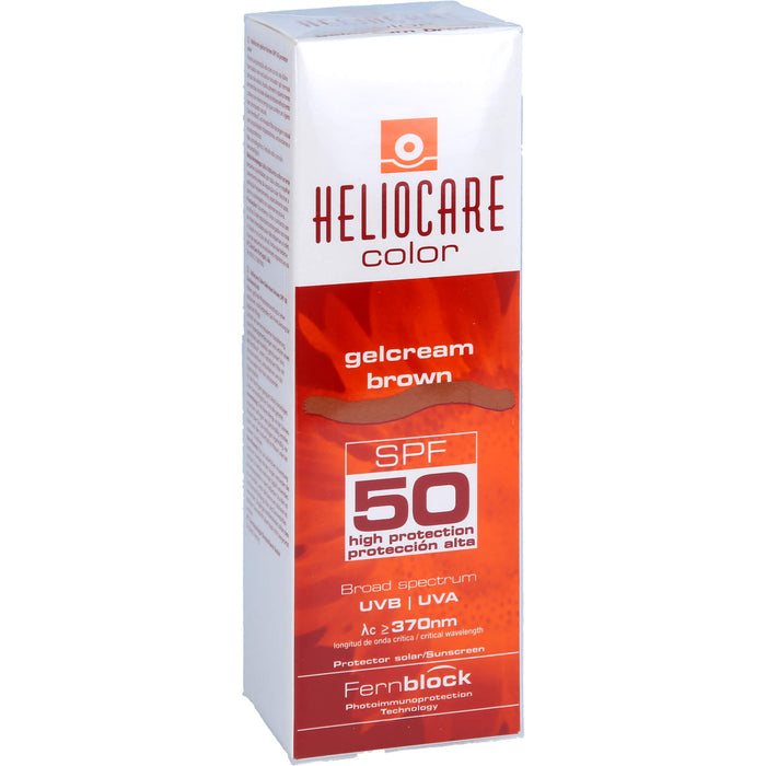 HELIOCARE Color Gelcream brown SPF 50 getönter Sonnenschutz, 50 ml Crème