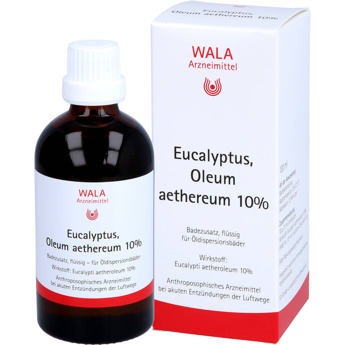 WALA Eucalyptus Oleum aethereum 10% Badezusatz, 100 ml Huile