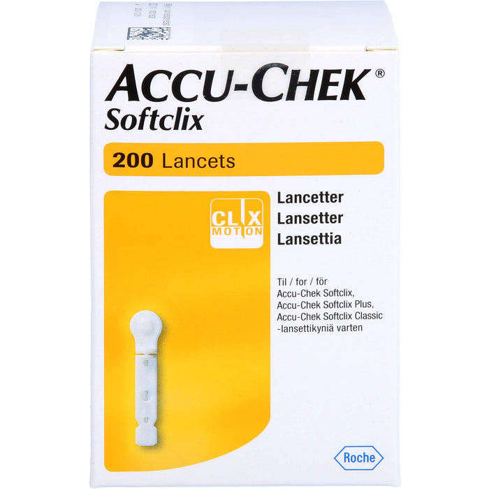 ACCU CHEK SOFTCLIX LANCET, 200 St LAN