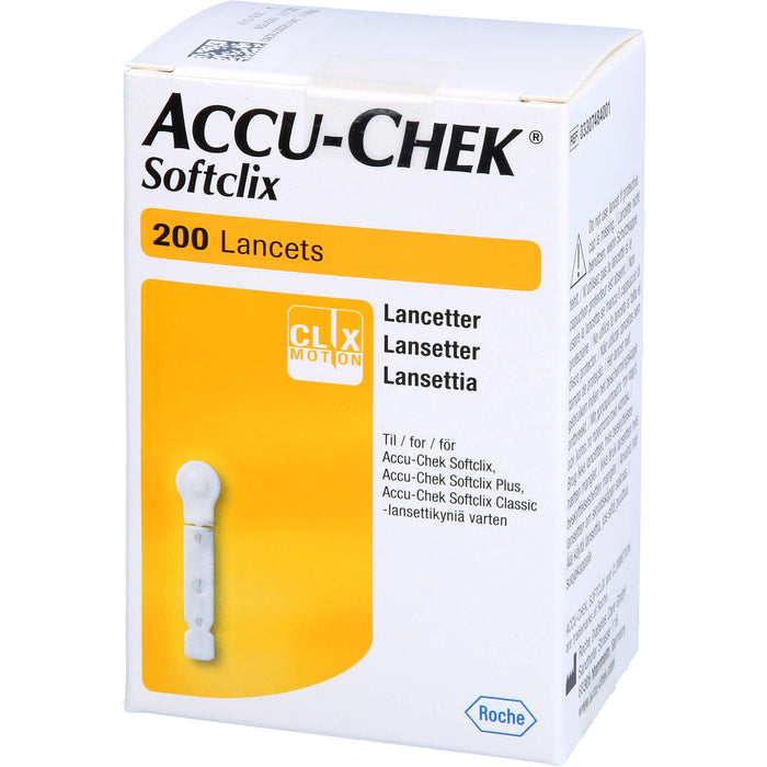 ACCU CHEK SOFTCLIX LANCET, 200 St LAN