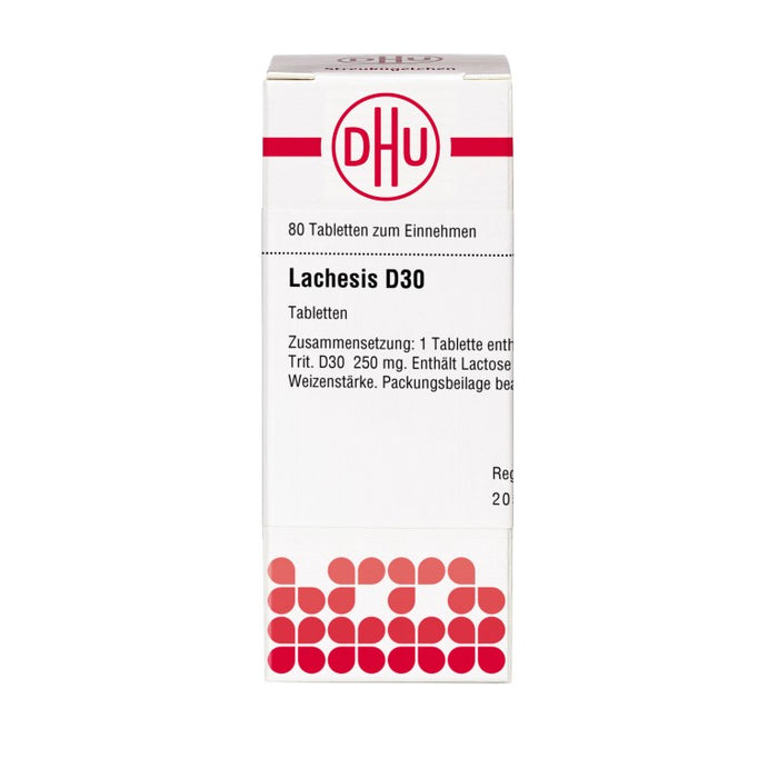 DHU Lachesis D30 Tabletten, 80 pcs. Tablets