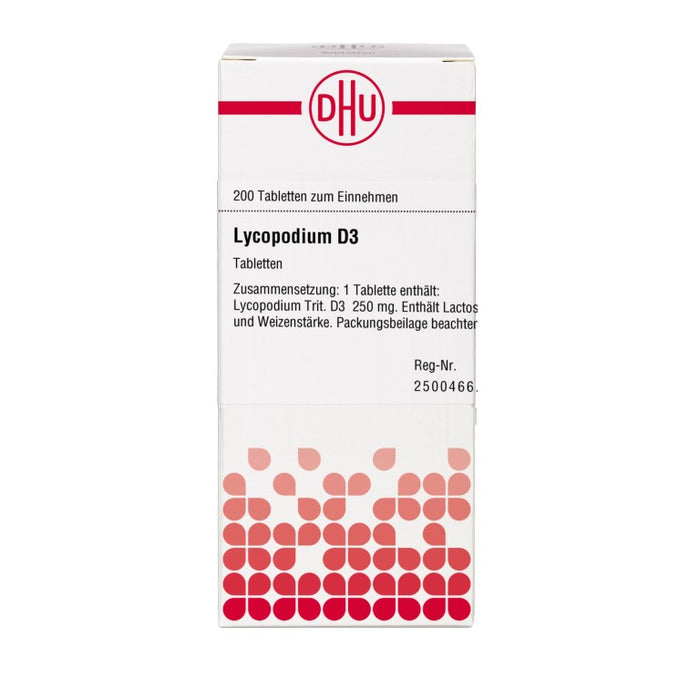 DHU Lycopodium D3 Tabletten, 200 St. Tabletten