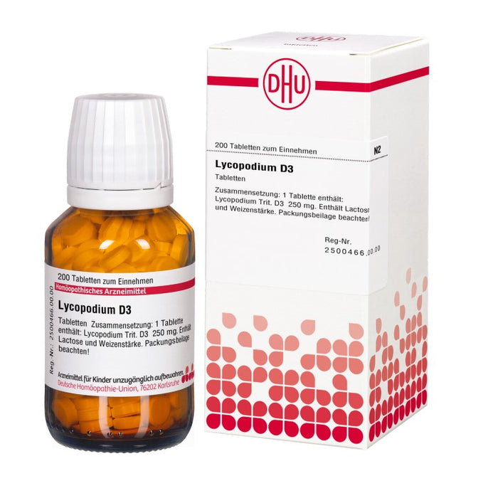 DHU Lycopodium D3 Tabletten, 200 St. Tabletten